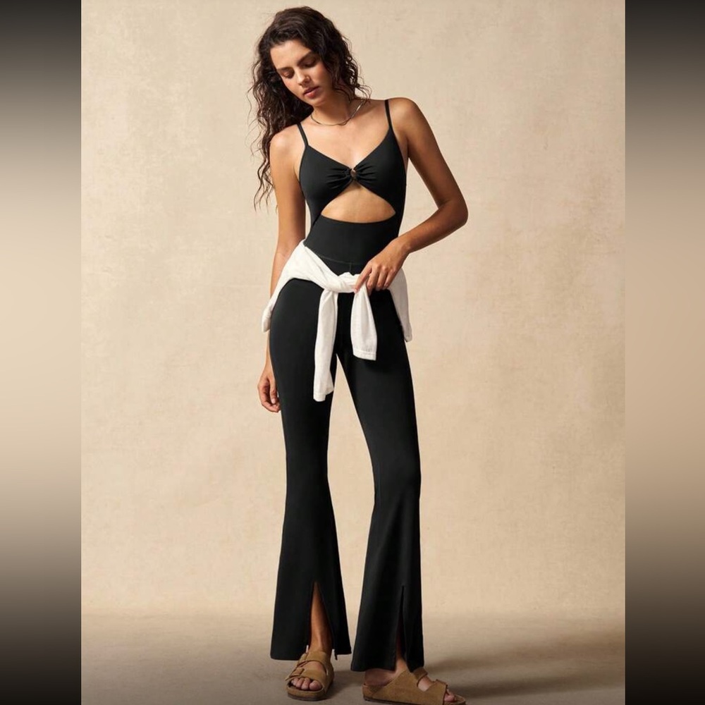 Black Cutout Jumpsuit